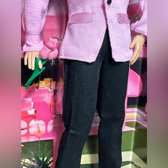 💎 BARBIE THE MOVIE KEN DOLL W PINK TUXEDO DRESS   “CUSTOM” 🎩🕶️ ⏲️ 🌷 - Picture 4 of 5